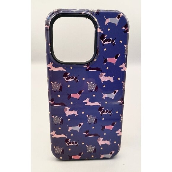 New iPhone 14 Pro Case Wiener Dogs Dachshunds Doxie Sausage Dog Wildflower - Picture 2 of 3